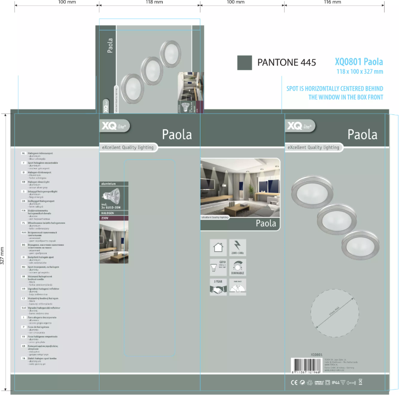 Page n°1 - Manuel utilisateur XQ-lite Paola