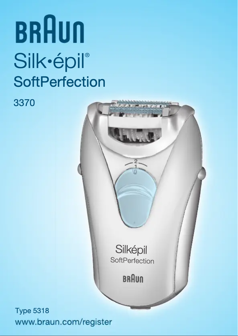 Página 1 del manual Manual de usuario Braun Silk-epil SoftPerfection 3370
