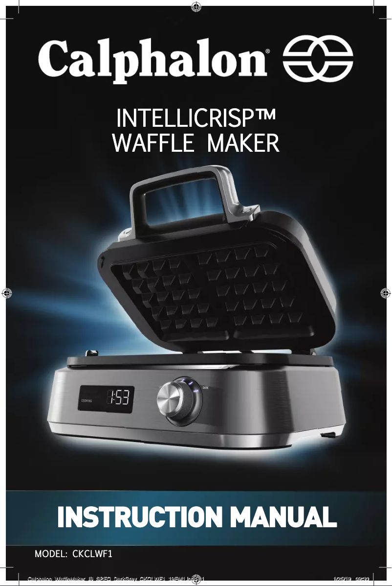 Image de la première page du manuel de l'appareil IntelliCrisp CKCLWF1