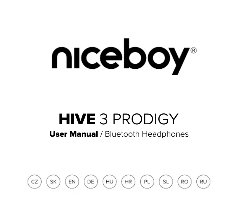 Page 1 de la notice Manuel utilisateur Niceboy HIVE 3 Prodigy