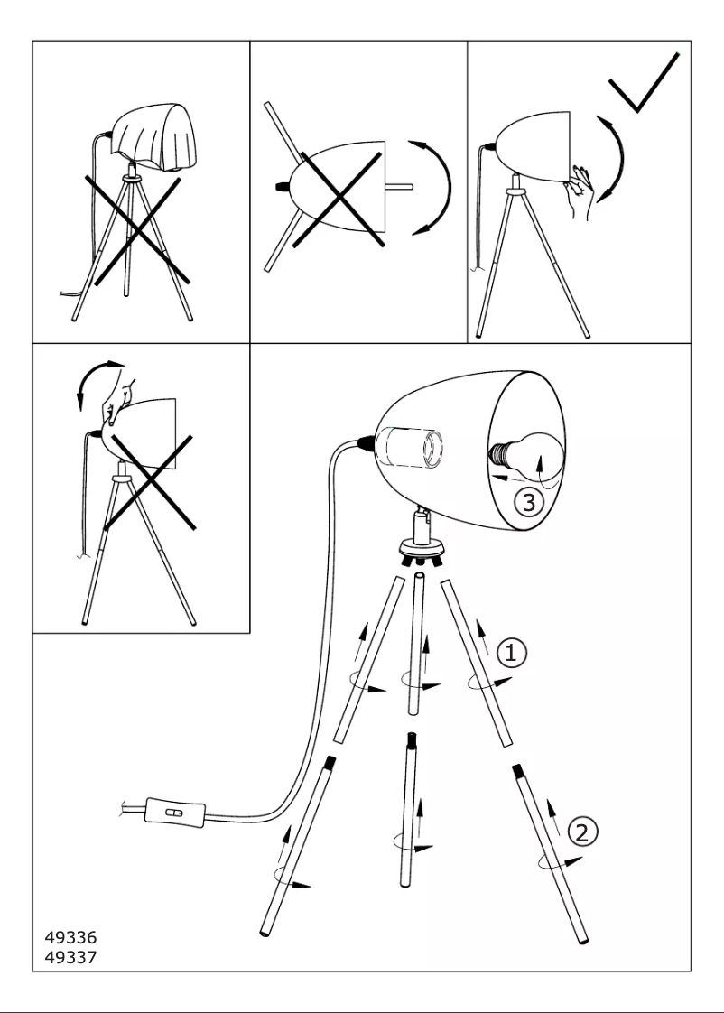 Image de la première page du manuel de l'appareil Vintage