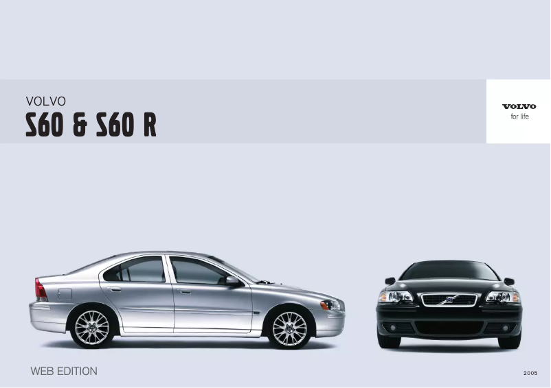 Page 1 de la notice Manuel utilisateur Volvo S60 (2004)