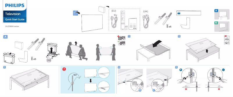 Imagen de la primera página del manual del dispositivo 77OLED806