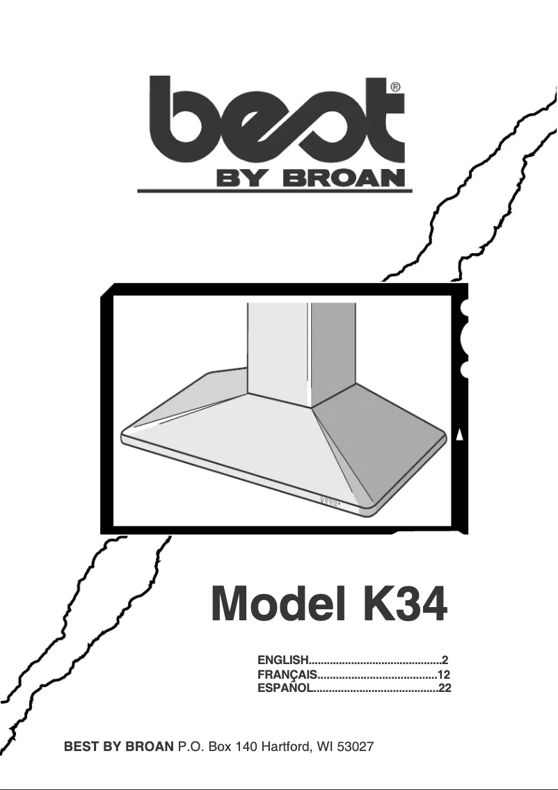 Page 1 de la notice Guide d'installation Best Vista K3490CMSS