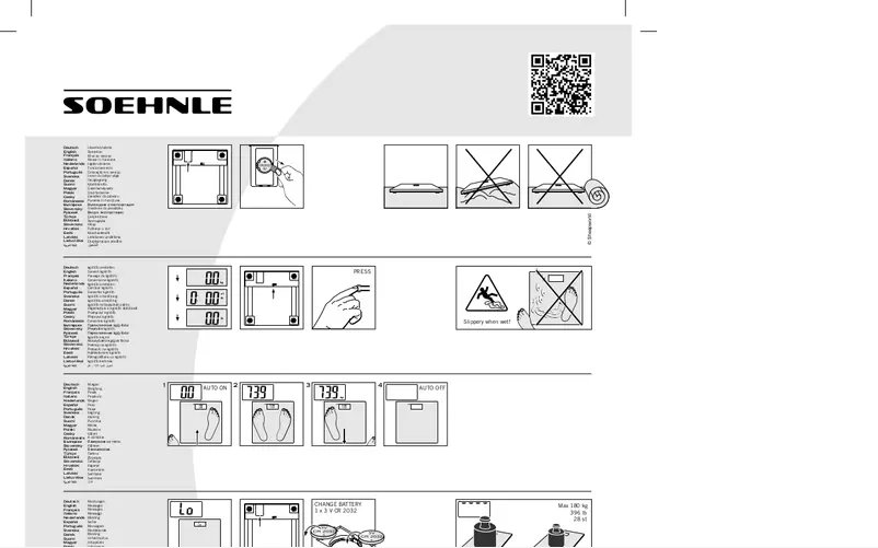 Page n°1 - Manuel utilisateur Soehnle 63835 9