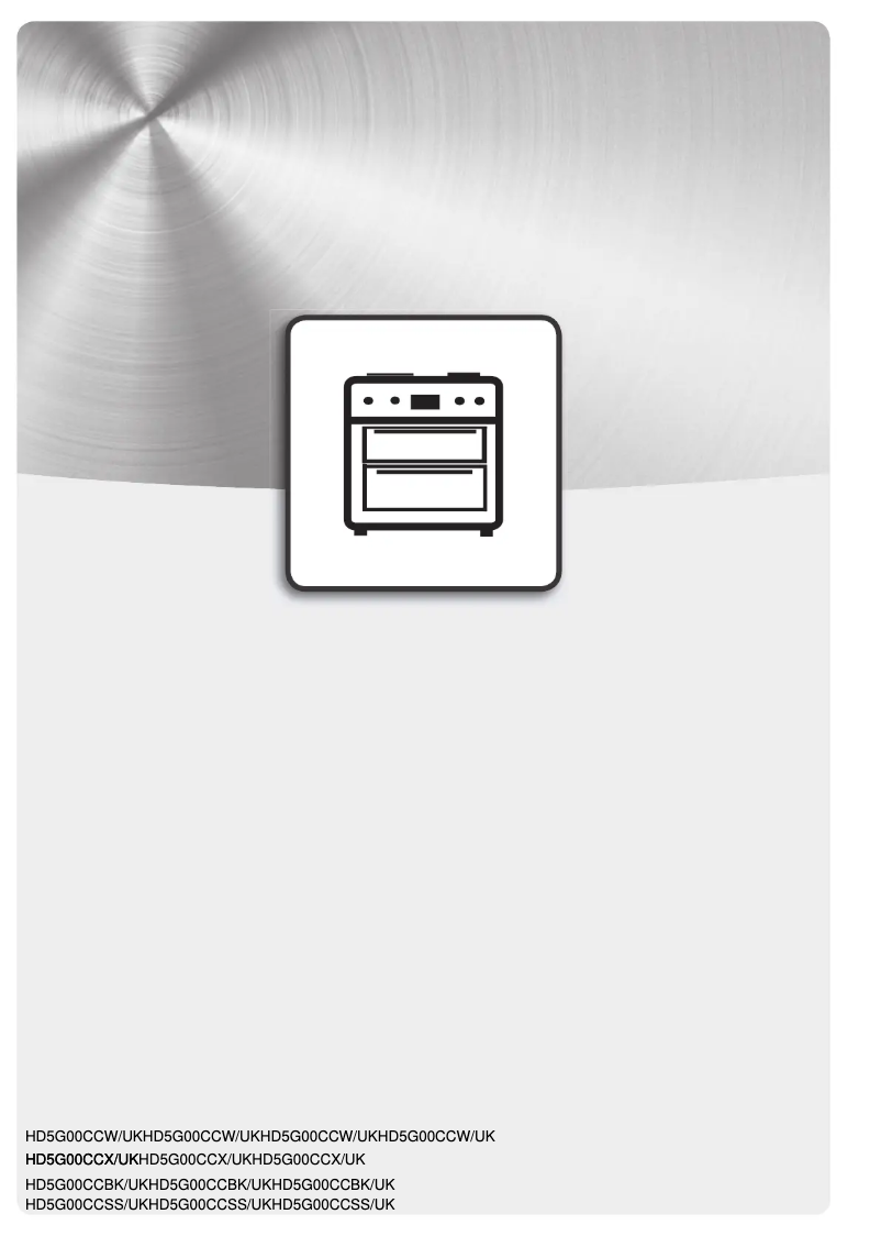 Page n°1 - Instructions / montage Hotpoint HD5G00CCW/UK
