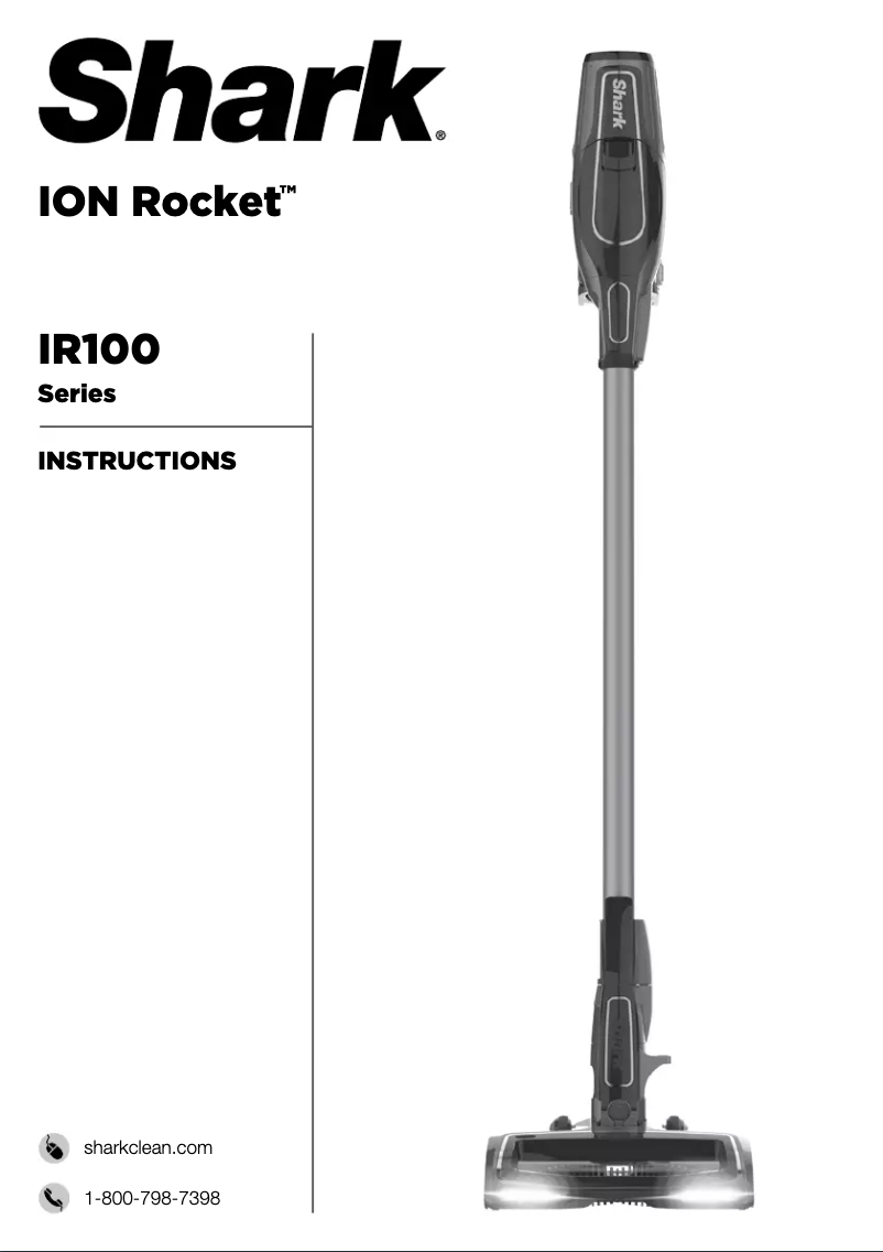 Image de la première page du manuel de l'appareil ION Rocket IR101
