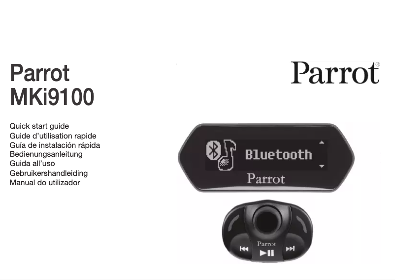 Image de la première page du manuel de l'appareil MKi9200