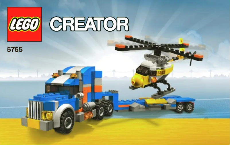 Page n°1 - Manuel utilisateur Lego Transport Truck