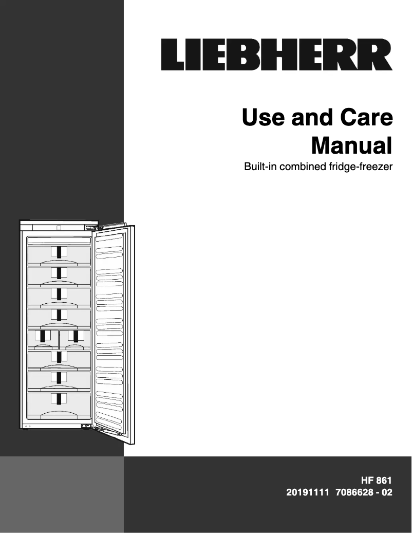 Image de la première page du manuel de l'appareil HF861