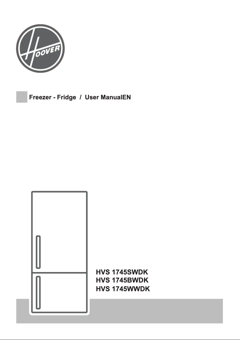 Page 1 de la notice Manuel utilisateur Hoover HVS 1745BWDK