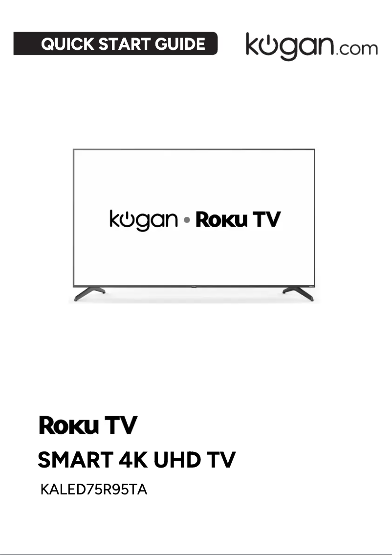 Page 1 de la notice Manuel utilisateur Kogan KALED75R95TA