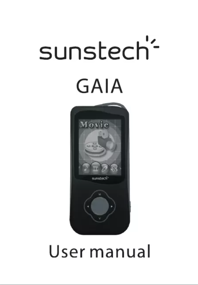 Page 1 de la notice Manuel utilisateur Sunstech Gaia