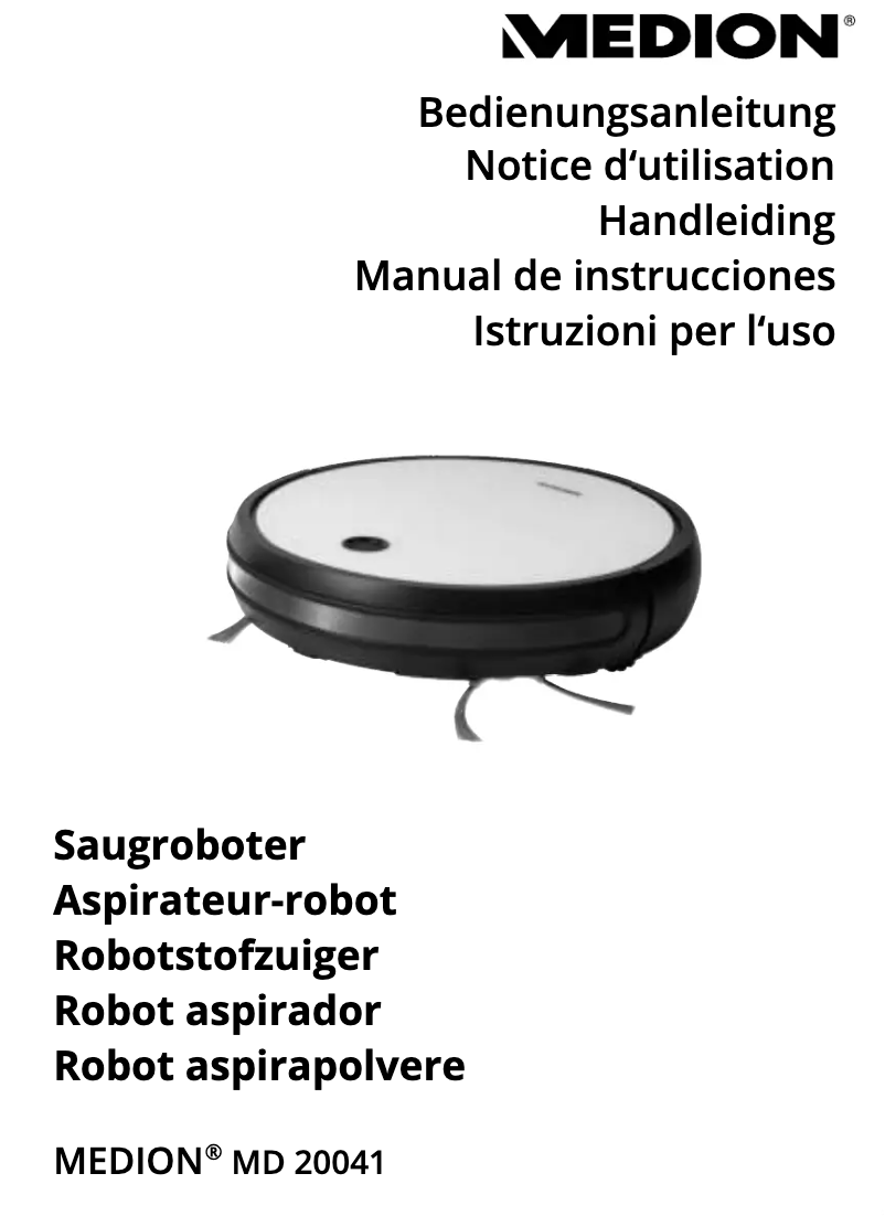 Page 1 de la notice Manuel utilisateur Medion S12 SW (MD 20041)