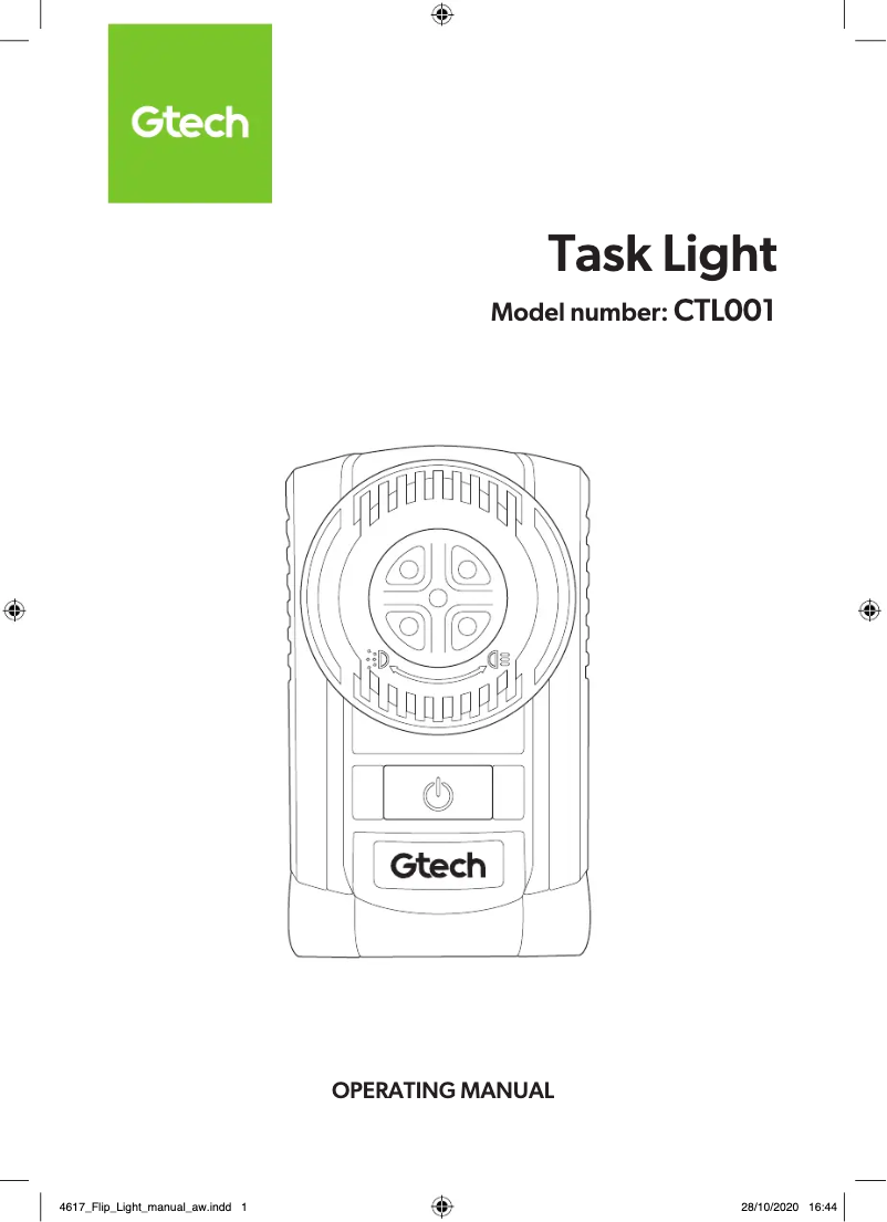 Image de la première page du manuel de l'appareil CTL001