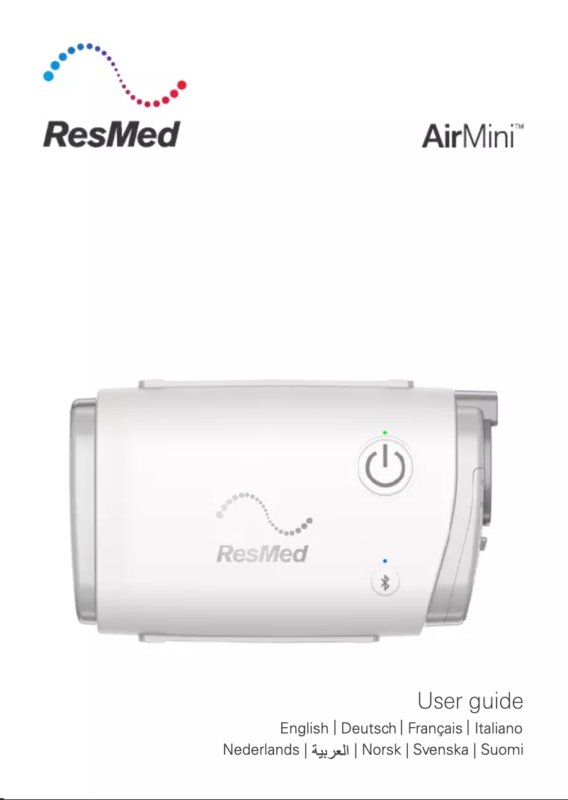 Page n°1 - Manuel utilisateur ResMed AirMini