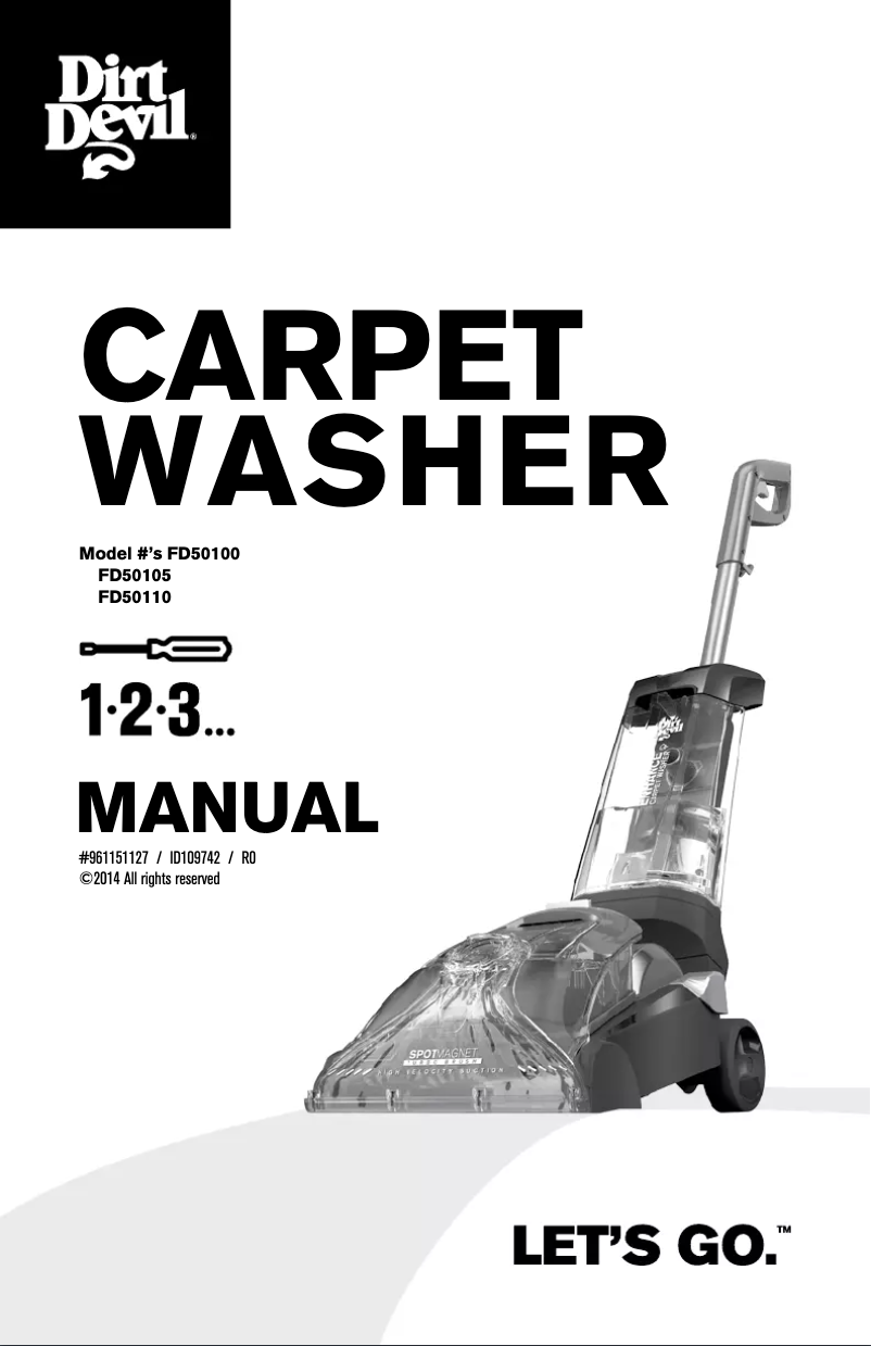 Image de la première page du manuel de l'appareil FD50105