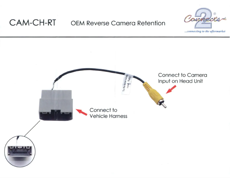 Page 1 de la notice Manuel utilisateur Scosche CAM-CH-RT
