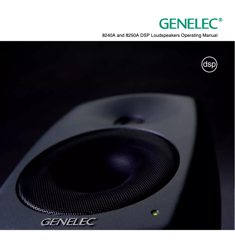 Image de la première page du manuel de l'appareil 8240A