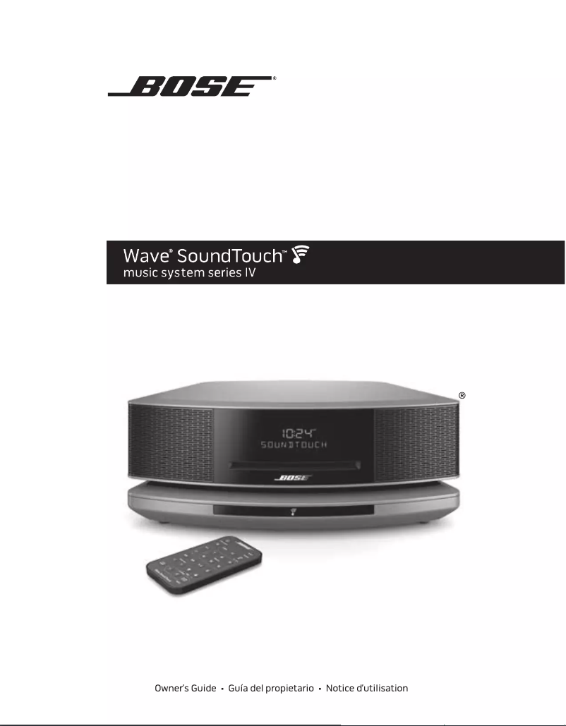 Page n°1 - Manuel utilisateur Bose Wave SoundTouch
