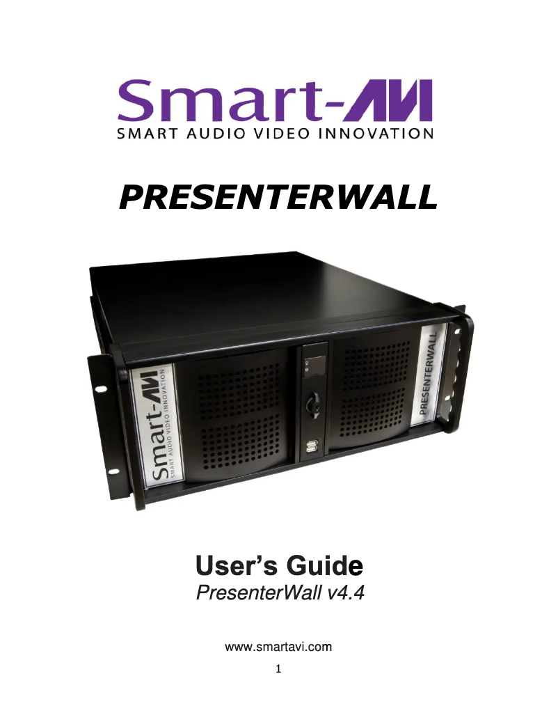 Page n°1 - Manuel utilisateur Smart-AVI VW-04XVDS