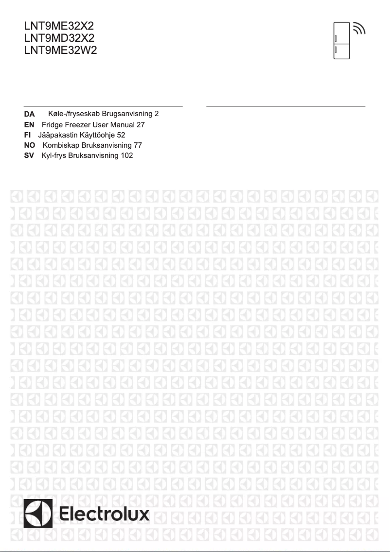 Page 1 de la notice Manuel utilisateur Electrolux LNT9MD32X2