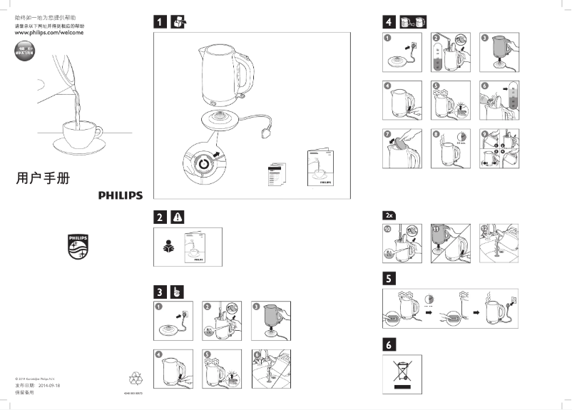 Image de la première page du manuel de l'appareil HD9330