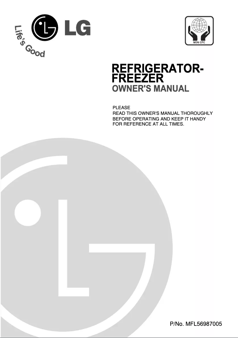 Image de la première page du manuel de l'appareil GN-253VW