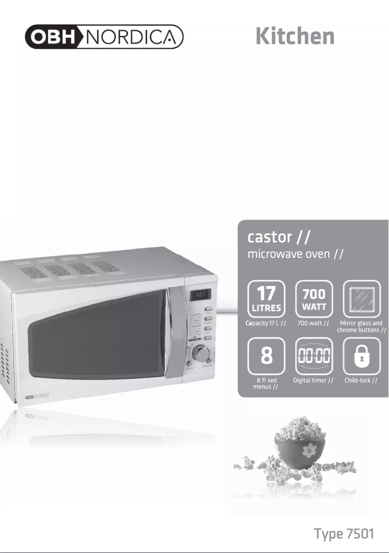 Página 1 del manual Manual de usuario OBH Nordica Castor