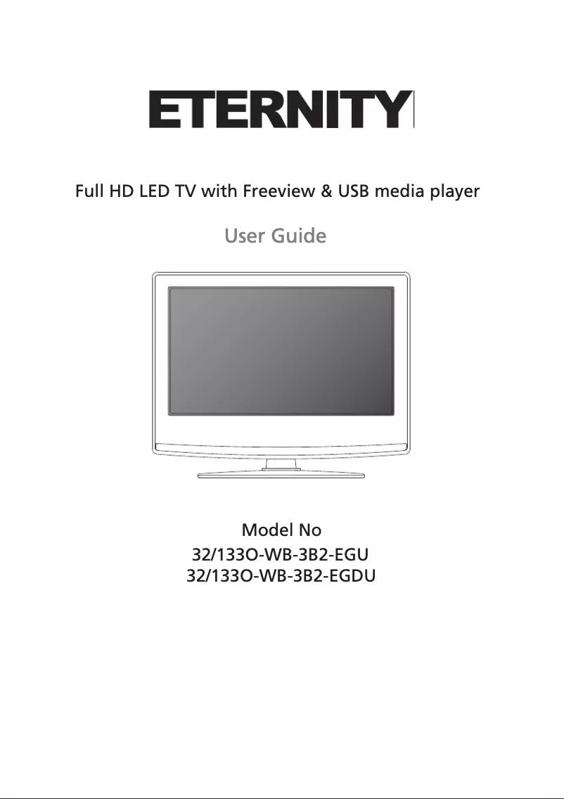 Page n°1 - Manuel utilisateur Eternity 32/133O-WB-3B2-EGU-UK