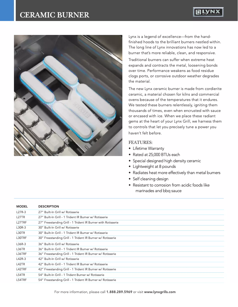 Page 1 de la notice Mode d'emploi Lynx Professional L27R-3