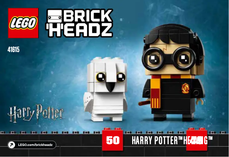 Image de la première page du manuel de l'appareil Brickheadz 41615