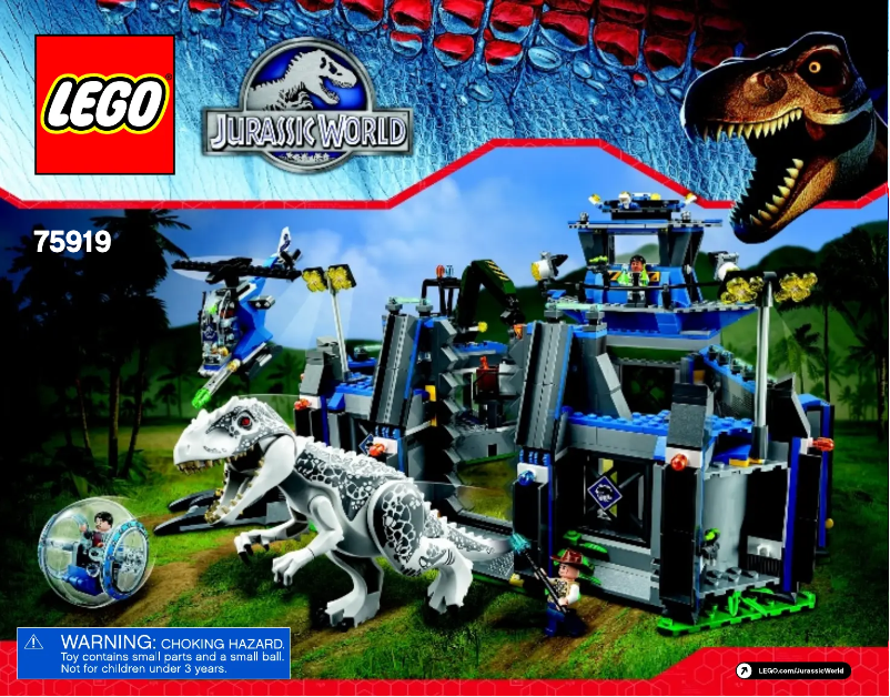 Page 1 de la notice Manuel utilisateur Lego Jurassic World 75919