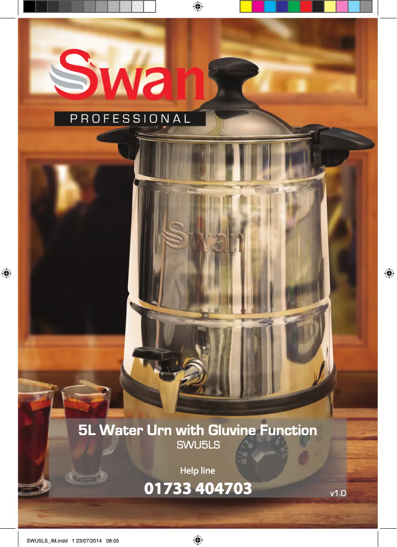 Image de la première page du manuel de l'appareil SWU5LS