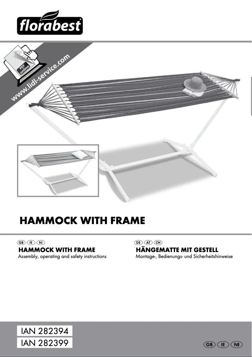 Image de la première page du manuel de l'appareil IAN 282394
