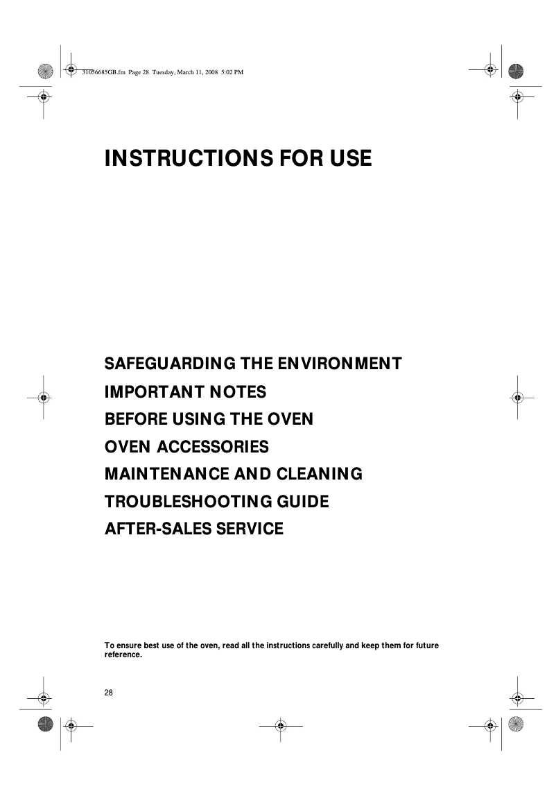 Page 1 de la notice Manuel utilisateur Whirlpool AKZ 810/IX