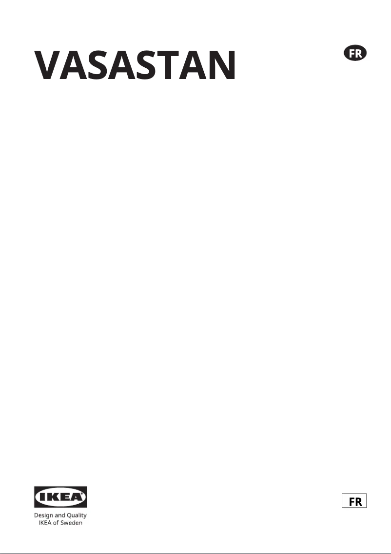 Image de la première page du manuel de l'appareil VASASTAN 705.518.52