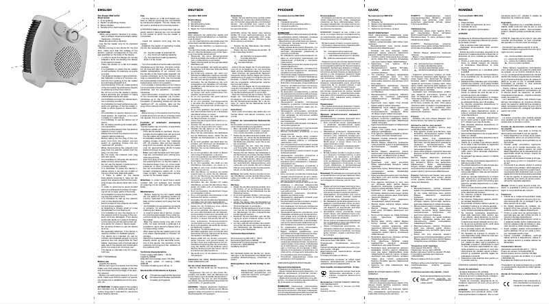 Image de la première page du manuel de l'appareil MW-3452 W