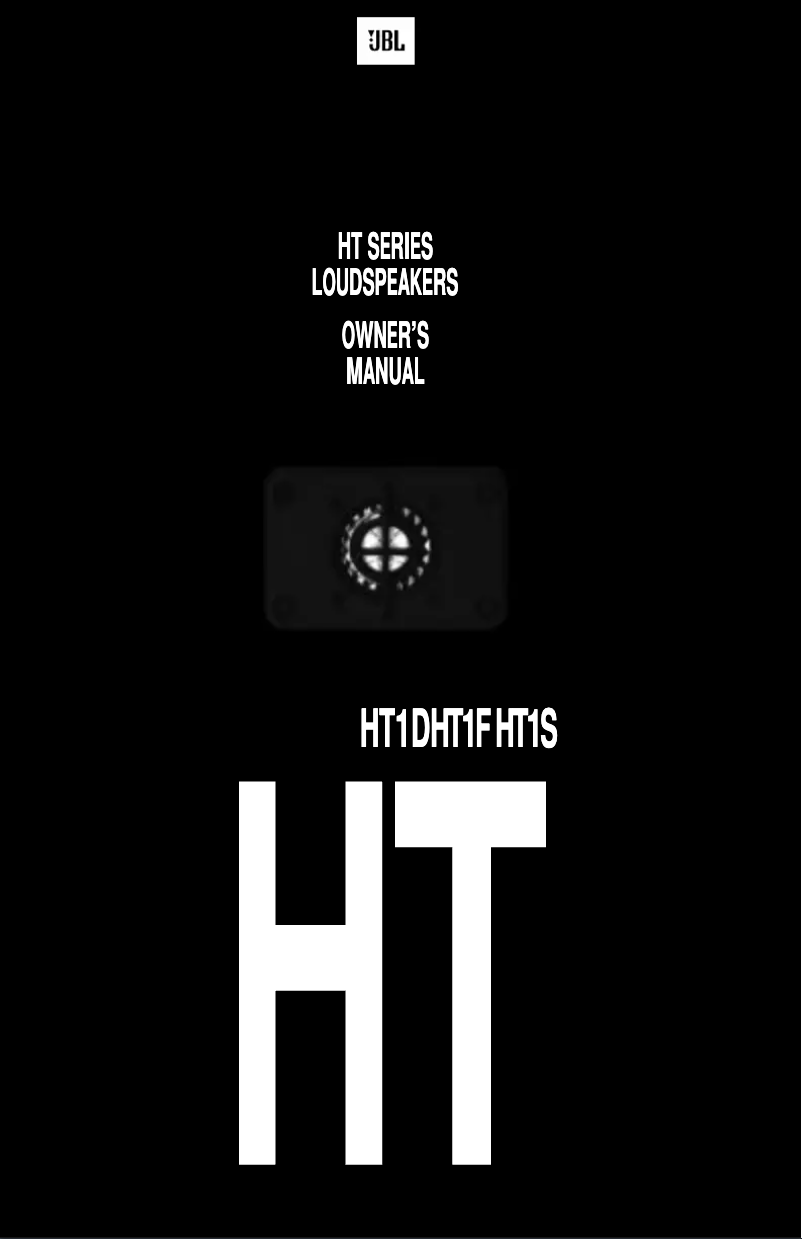 Image de la première page du manuel de l'appareil HT1F