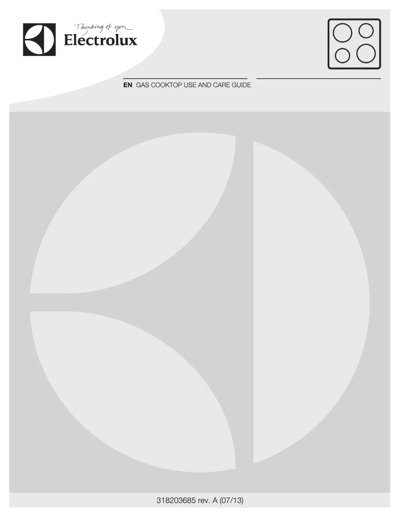 Image de la première page du manuel de l'appareil GCRG3038AF