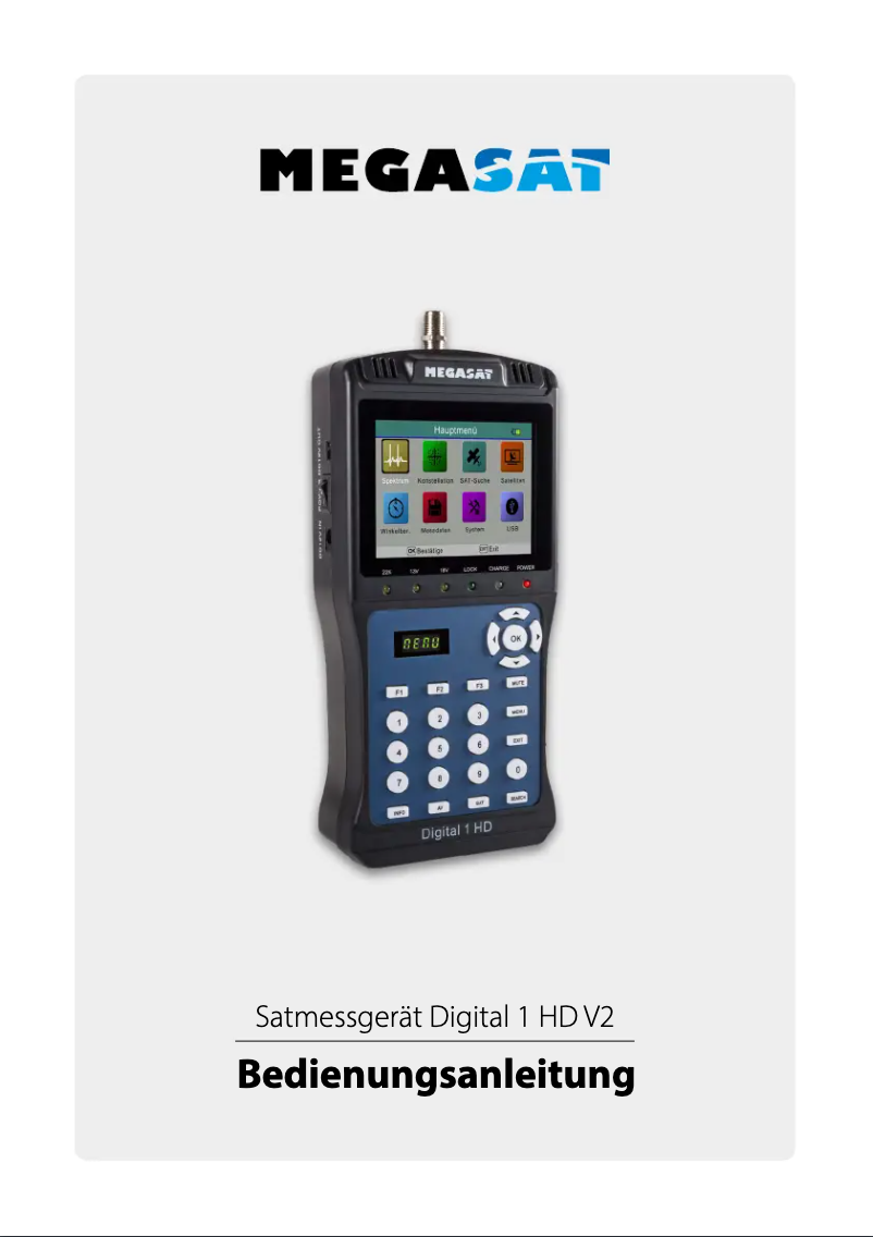 Image de la première page du manuel de l'appareil Satmeter Digital 1 HD