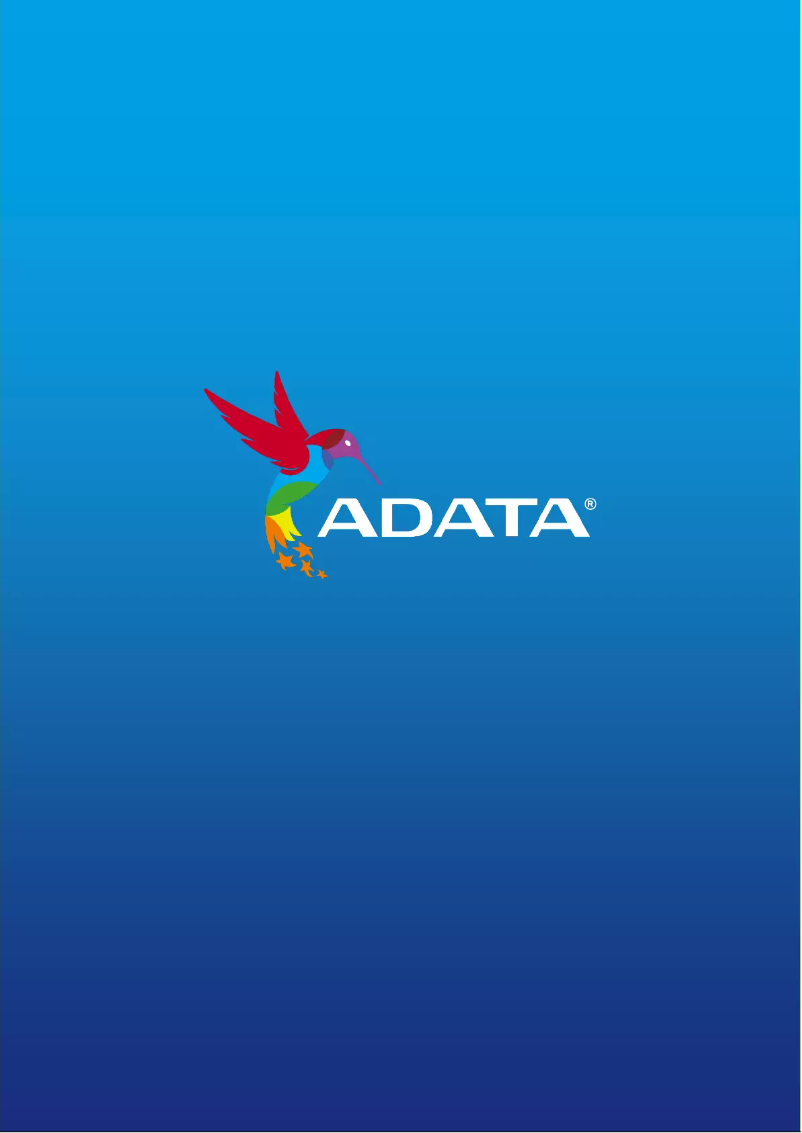 Page 1 de la notice Manuel utilisateur ADATA LEGEND 800