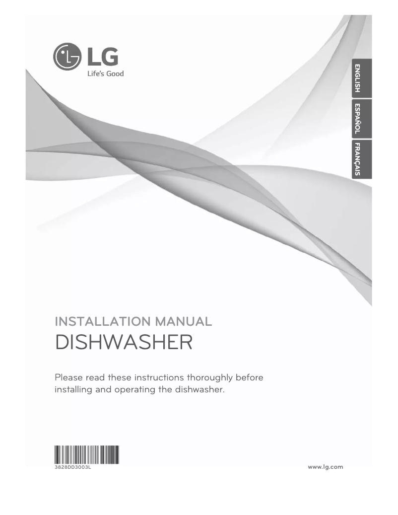 Page 1 de la notice Guide d'installation LG LDT9965B