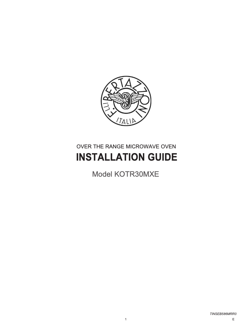 Image de la première page du manuel de l'appareil KOTR30X