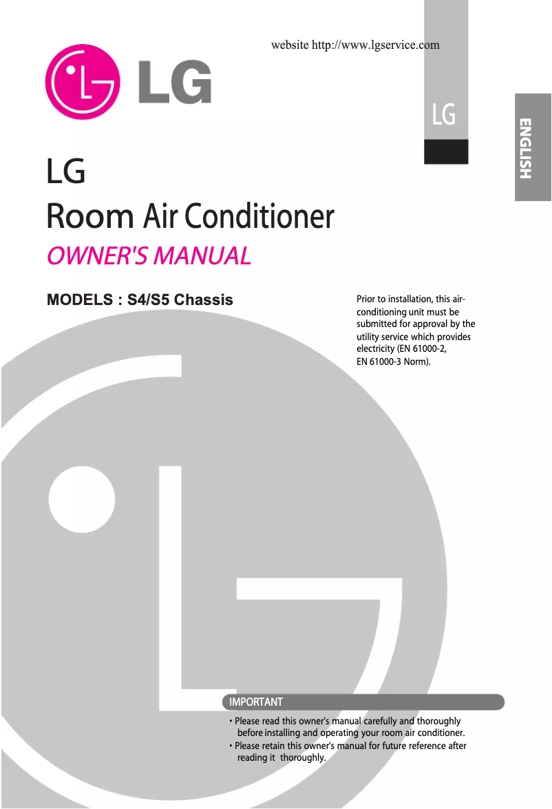 Page n°1 - Manuel utilisateur LG HSUC2465DA3