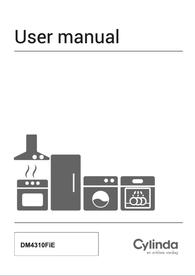 Page 1 de la notice Manuel utilisateur Cylinda DM4310FIE