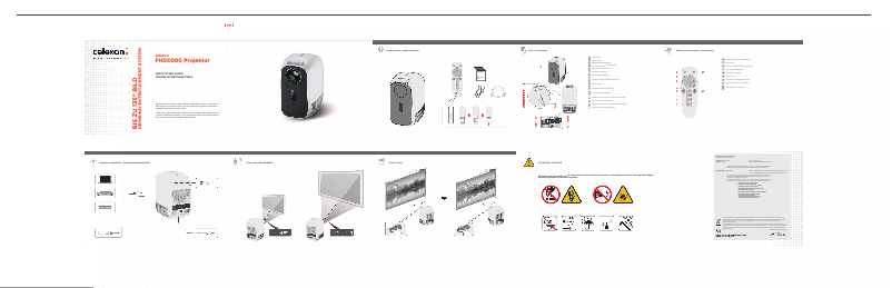 Página 1 del manual Manual de usuario Celexon FHD5000