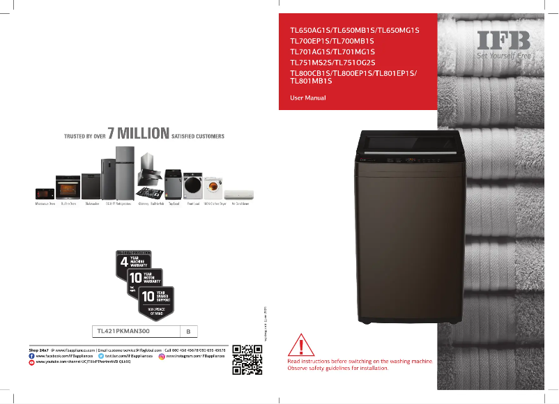 Image de la première page du manuel de l'appareil TL751MS2S