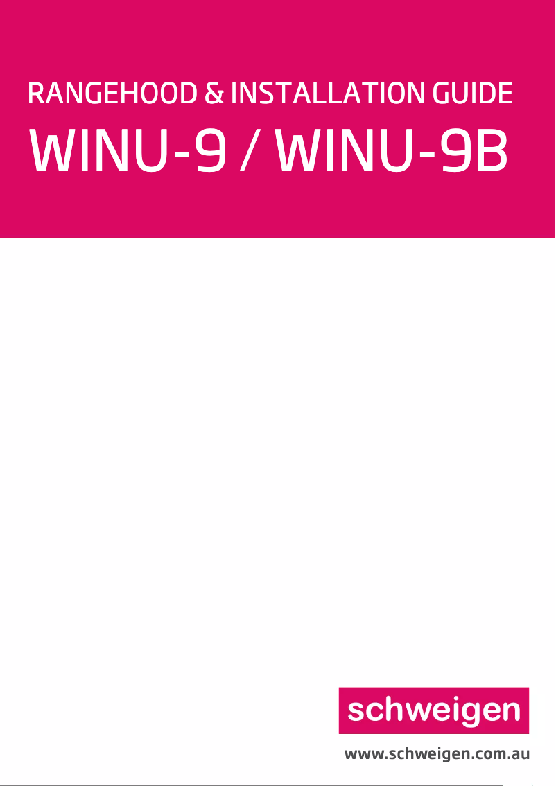 Image de la première page du manuel de l'appareil WINU-9B