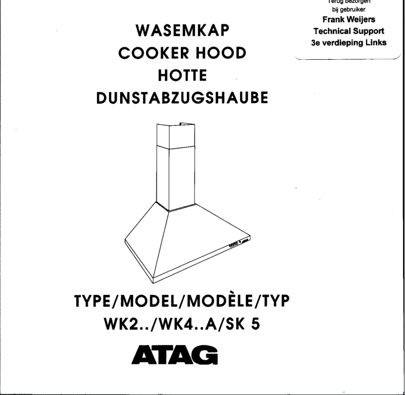 Image de la première page du manuel de l'appareil WK4A